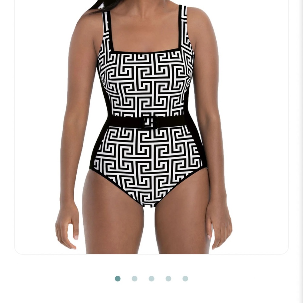 Anita Pure Graphics Dalida Swimsuit Lined One Piece NWOT